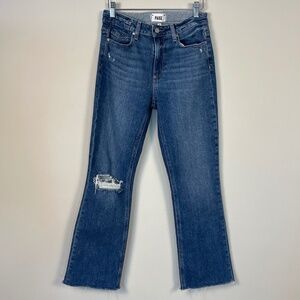 PAIGE Vintage Colette Crop Flare Jeans in size 27